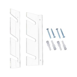 Magideal - Estante De Exhibición Para Montaje En Pared Para Monopatín, Cubierta Para Monopatín, Estante Para Longboard De 33X13X3Cm, Instalación Sencilla Y Resis Transparente