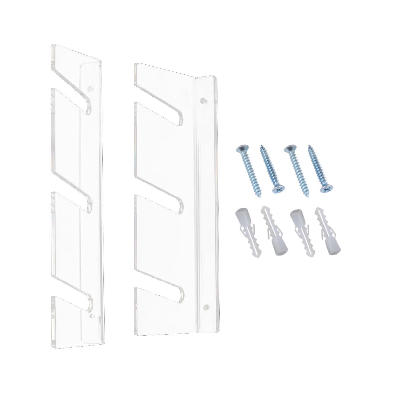 Magideal - Estante De Exhibición Para Montaje En Pared Para Monopatín, Cubierta Para Monopatín, Estante Para Longboard De 33X13X3Cm, Instalación Sencilla Y Resis Transparente