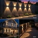 thumbnail image 3 of Luces solares para cercas Hiromeco – paquete de 12 unidades, impermeables IP65, 3 of 8