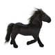 thumbnail image 4 of Animales De Peluche Caballo Peluche De Peluche Para La Decoración De La Sala De Estar Del Dormitorio Negro, 4 of 5