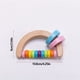 thumbnail image 1 of 1pc Wooden Baby Rattle Set - Montessori Teething Ring, Log And Rattle Grab Baby Toys, Training Hands-on Ability And Cognition Early Education Toy Gift, 1 of 3