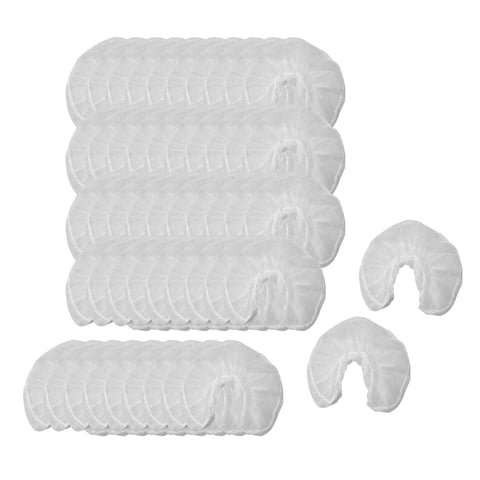 Ioensy - 50X Fundas Para Reposacabezas Desechables Blancas Para Sillas De Masaje Spa