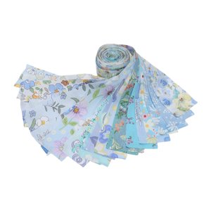 Bothyi - 40 Rollos De Tiras De Tela Para Manualidades De Patchwork, Para Mantas, Decoración Del Hogar, Color Azul