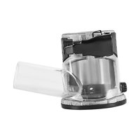 Magideal - Base De Enrutador De Corte De Madera De Aleación De Aluminio, Cubierta Antipolvo Con Orificio De Recolección De Polvo, Carpintería A Prueba De Polvo