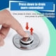 thumbnail image 2 of 1pc Pop-Up Drain Stopper, Press Down Bathtub Bathroom Sink Washbasin Pool Basin Stopper, Bathroom Sink Drain Plug With Strainer, Bathroom Hardware, Bathroom Accessories, 2 of 3