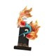 thumbnail image 3 of Escultura De Pez Koi, Artesanía Artística, Adorno De Escritorio Para Estantería, Armario, Dormitorio, Naranja Y Dorado, 3 of 5