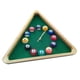 thumbnail image 3 of Reloj De Pared Triangular Con Bola De Billar, Silencioso, Sin Tictac, Para Bar Y Cafetería, 3 of 5