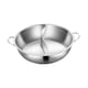 thumbnail image 1 of Pot De Acero Inoxidable Con Divisor Shabu Shabu Shabu Marinero Para El Hogar De La Fiesta 34 Cm, 1 of 5