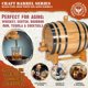 thumbnail image 2 of Barril de roble para añejamiento THOUSAND OAKS BARREL de 2 L con soporte y grifo, 2 of 8