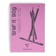 thumbnail image 1 of Bloc de dibujo Clairefontaine A5 90 g 80 hojas rosa, 1 of 7