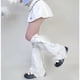 thumbnail image 3 of Calentadores De Piernas Para Mujeres Y Niñas Calentadores De Piernas Frescos Góticos Calientes De Piernas Largas Calcetines Grunge De Denim Calcetines Altos De Lolita Calentadores De Pierna, 3 of 3