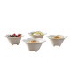 thumbnail image 1 of Set de 4 bowls/cuencos diseño flor de porcelana, 1 of 3