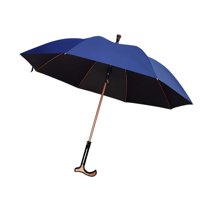 Magideal - Bastones Paraguas Secado Rápido Marco Resistente Sol Azul