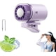 thumbnail image 1 of Ventilador clip coche LED 199 velocidades 16°C semi enfriamiento batería 2000mAh pinza desmontable, 1 of 8