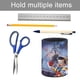 thumbnail image 5 of Las Aventuras de Pinocho-theme Cylinder Pen Holder Pencil Organizer with Flannel Lining PVC Leather Material Cardboard Base for study work 10*8CM, 5 of 6
