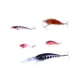 thumbnail image 3 of Señuelos De Pesca Aleatorios Cola Giratoria Wobble Bait Swimbait Con Gancho Cebos Duros 5PCS, 3 of 5