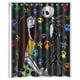 thumbnail image 1 of Cortina de ducha de Jack Skellington "Pesadilla antes de Navidad" con ganchos (60 x 72 pulgadas), 1 of 3