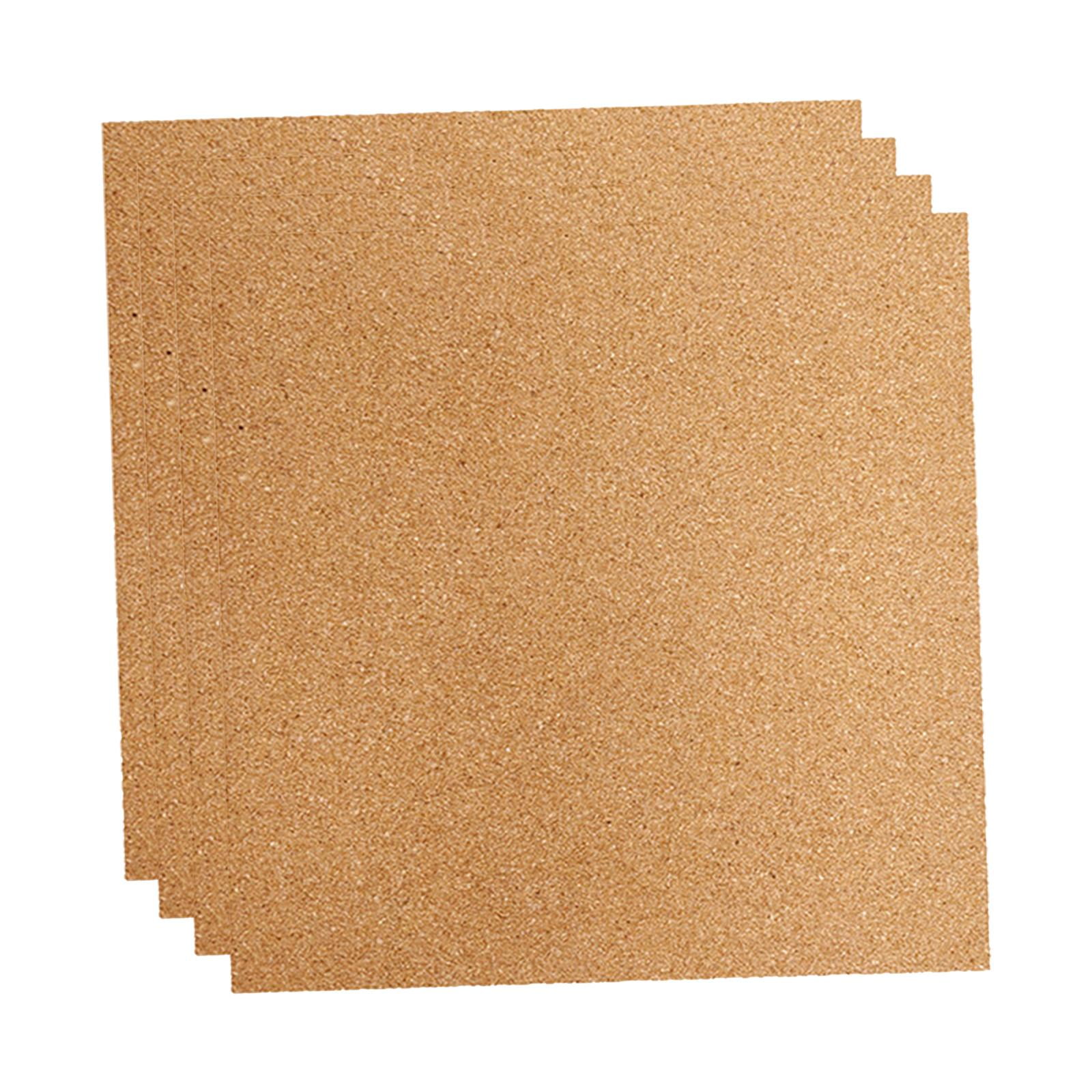 Magideal - 4 Cabezales De Corcho Para Grabado Láser Y Marcado, Accesorios Profesionales De Alto Rendimiento Para Impresora 3d (11,81 X 11,81") Para Máquina