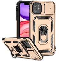 Estuche Gangxun Para Iphone 11, Soporte Giratorio 360°, Estilo Mecánico Y Magnético