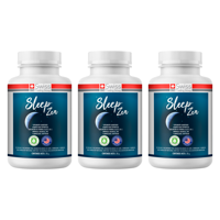 Swiss Nature Labs - Pack X 3 Suplemento Alimenticio Sleep Zen Con Magnesio Vitaminas B6 Y B12 Contra El Insomio 60 Caps
