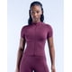 thumbnail image 1 of Polera Gym Mujer Ajustada con Cierre Completo Manga Corta - YJ341, 1 of 3