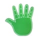 thumbnail image 2 of Guantes Gigantes de Espuma para Manos Y Dedos. Regalo Ideal para Fanáticos Del Deporte. Accesorios Cómodos para Animar. Guantes de Porristas para Fies verde, 2 of 5