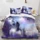 thumbnail image 1 of 3D Printed Unicorn Bedding,Colorful Bedding Set Suitable for Children/Girls/Adults Bed Sheets, 1 of 5