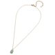 thumbnail image 3 of Collar BaubleBar de Oro Chapado con Turquesa y Letra Inicial, 3 of 6