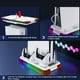 thumbnail image 4 of Estación de refrigeración PS5, soporte PS5 Pro RGB y soporte vertical con ventilador de refrigeración de 3 niveles, soporte de auriculares para PS5 Digital/Disc-blanco, 4 of 7