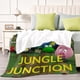 thumbnail image 4 of Junction Jungle anti-pilling, suave, ligera, esponjosa y acogedora de lujo para hogar y cocina – Perfecta para niños y adultos,100X130cm, 4 of 6