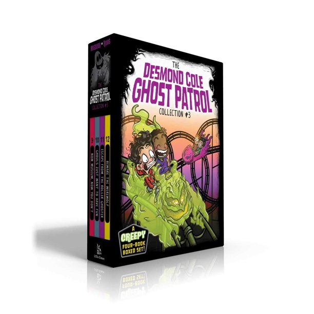Colección Desmond Cole Ghost Patrol #3 (Set de Caja): Ahora Museo, Ahora No; Los Fantasmas Solo Quieren Divertirse; Escape del Roller Ghoster; Cuidado con el Hombre Lobo