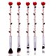 thumbnail image 1 of Set de 5 brochas de maquillaje Rongji Jewelry con diseño de rosa, 1 of 7