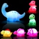 thumbnail image 1 of 6 Pcs/Pack Dinosaur Bath Toys Light-UpFloating Bath Toys Set For Baby Toddlers Kids, Birthday Easter Christmas Shower Pool Bath Toys, Boys Girls Children Preschool Bathtub Bathroom Toy, 1 of 3