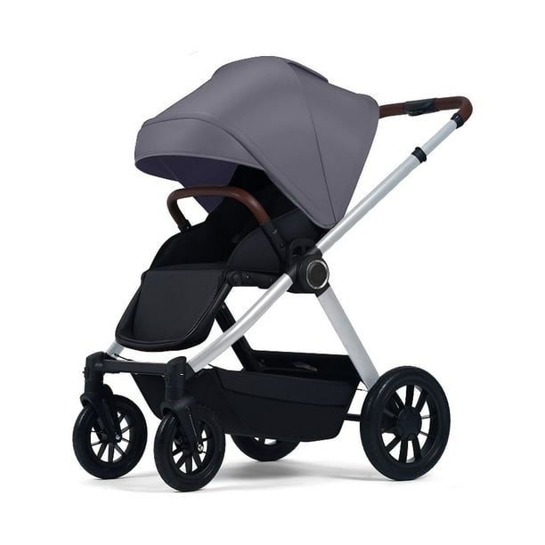 Coche de Paseo Mango Extensible Reversible Gris