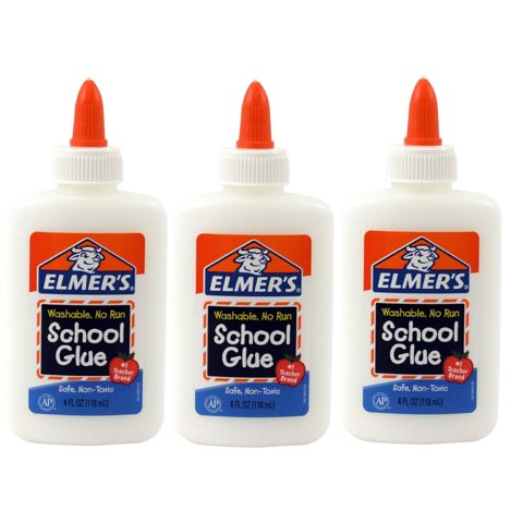 Pegamento Elmer'S Lavable No-Run School, 118 Ml, Paquete De 3 Unidades