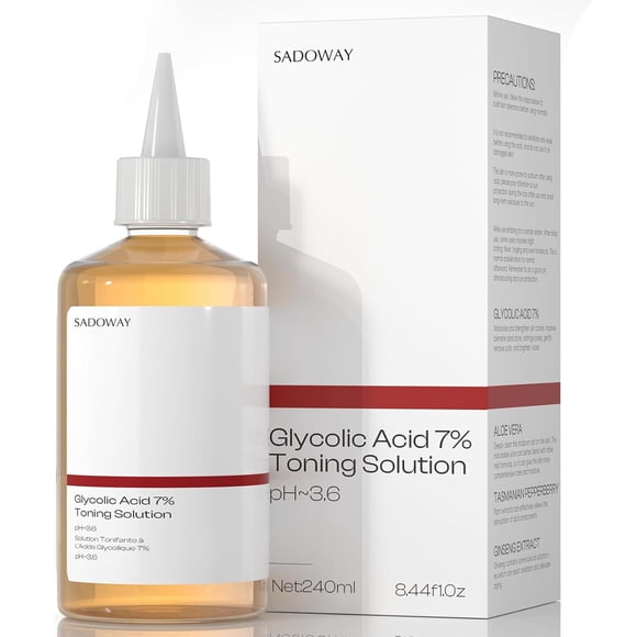 Tónico Facial Sadoway Ácido Glicólico 7% 240 ml Exfoliante