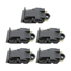 Bothyi - 5 Uds Interruptor De Termostato Para Hervidor Control De Temperatura Termostato Para Hervidor Eléctrico 16A 250V Negro