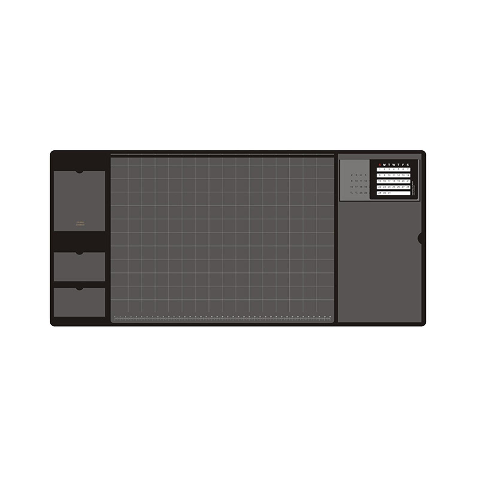 Magideal - Alfombrilla De Ratón Impermeable, Alfombrilla De Escritorio Para Alfombrilla De Ratón, Protector De Almohadilla De Escritorio De Cuero Pu Para , Negro