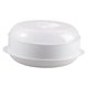 thumbnail image 3 of Vaporizador De Alimentos Redondo Para Microondas Vaporizador Sin BPA Blanco S 1 Nivel, 3 of 5