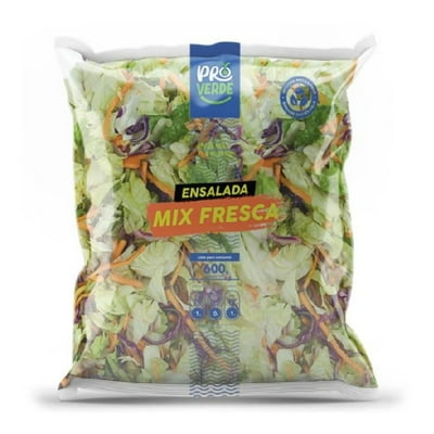 Ensalada Mixta Bolsa 600 Gr Pro Verde