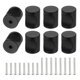 thumbnail image 1 of Uxell 8Pcs Perillas Cilíndricas de Aleación de Aluminio, Tirador de Agujero Único con Tornillo, 16mm Negro, 1 of 7