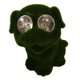 thumbnail image 1 of Resina Flocado Animal Figurines Solar LED Jardín Luces Césped Adorno Perro, 1 of 5