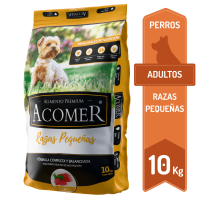 Acomer - Alimento Para Perro Adulto Razas Pequeñas 10Kg