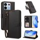 thumbnail image 2 of Funda con Billetera para [Xiaomi Redmi Note 13 Pro 5G] con Bolsillo Zipper y Tarjetero Negro, 2 of 6