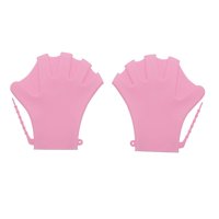 Ioensy - Guantes De Natación Palmeados Buceo Surf Natación De Regazo Ajustable Guantes Acuáticos Rosa