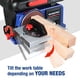 thumbnail image 5 of Lijadora de cinta WORKPRO, cinta de 4 x 36 pulgadas y disco de 6 pulgadas con 6 lijas, 5 of 7