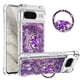 thumbnail image 1 of Funda Para Google Pixel 8 Con Brillo Líquido, Protección Completa Y Soporte De Anillo Giratorio, 1 of 4