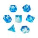 thumbnail image 3 of 7 Piezas De Dados Poliédricos Suministros Para Fiestas Accesorios De Casino Accesorios Para Dnd Rpg Azul, 3 of 5