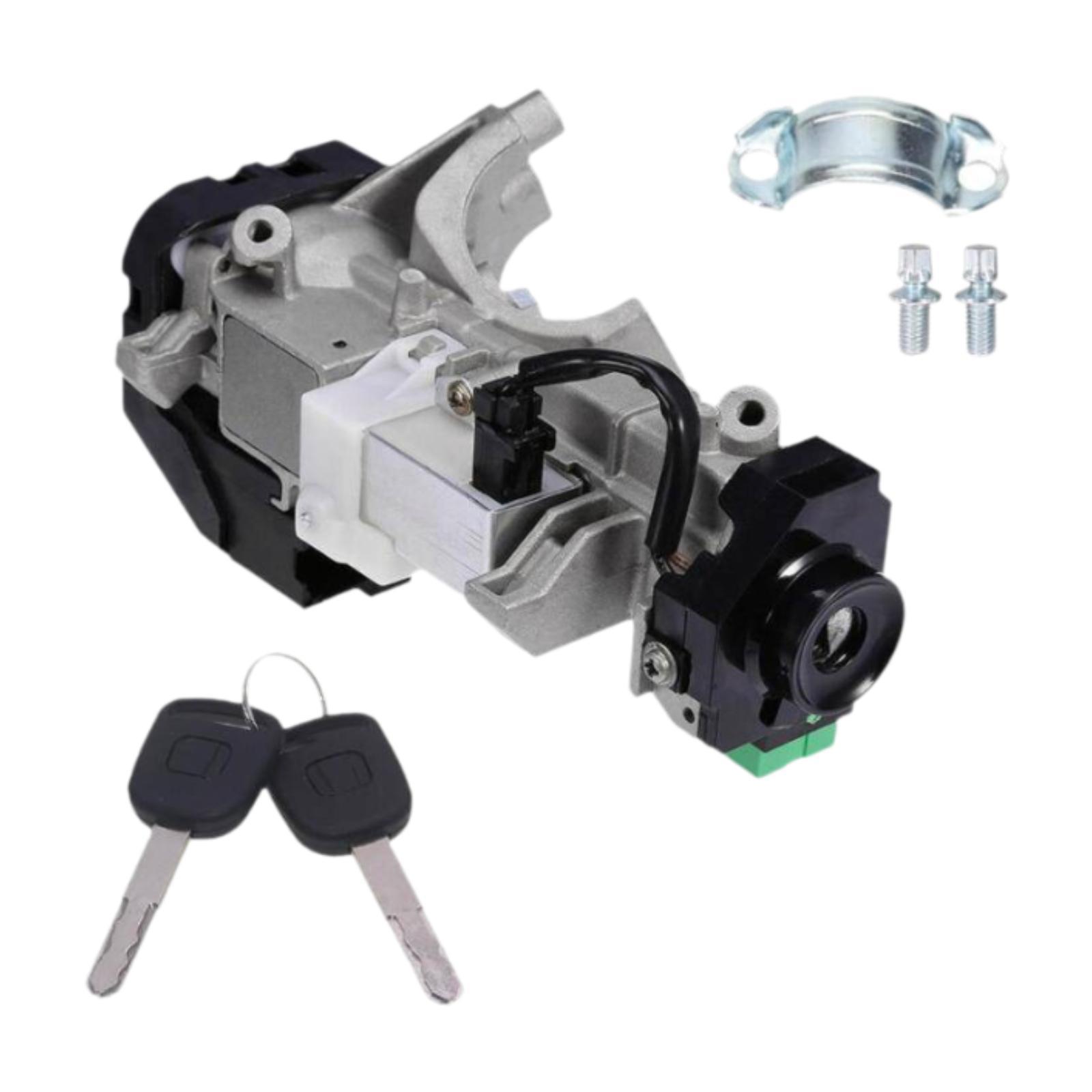 Magideal - 06350-Saa-G30 Conjunto De Cilindro De Bloqueo Del Interruptor De Encendido Piezas De Reparación Profesionales Accesorios Automotrices Reemplazo Con