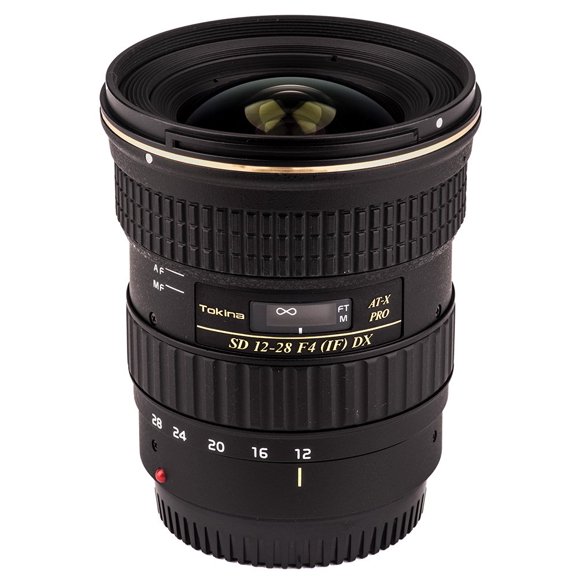 Objetivo Tokina ATXAF128DXC 12-28mm f/4.0 para Canon (Negro)